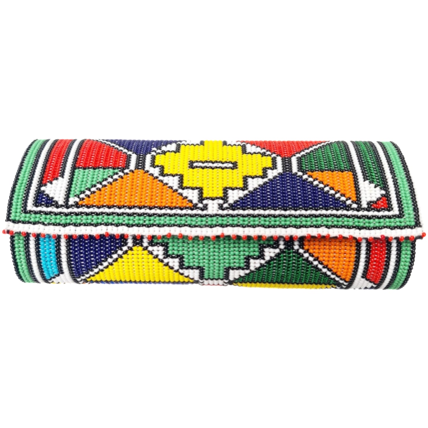 Ndebele Beaded Round Clutch Bags