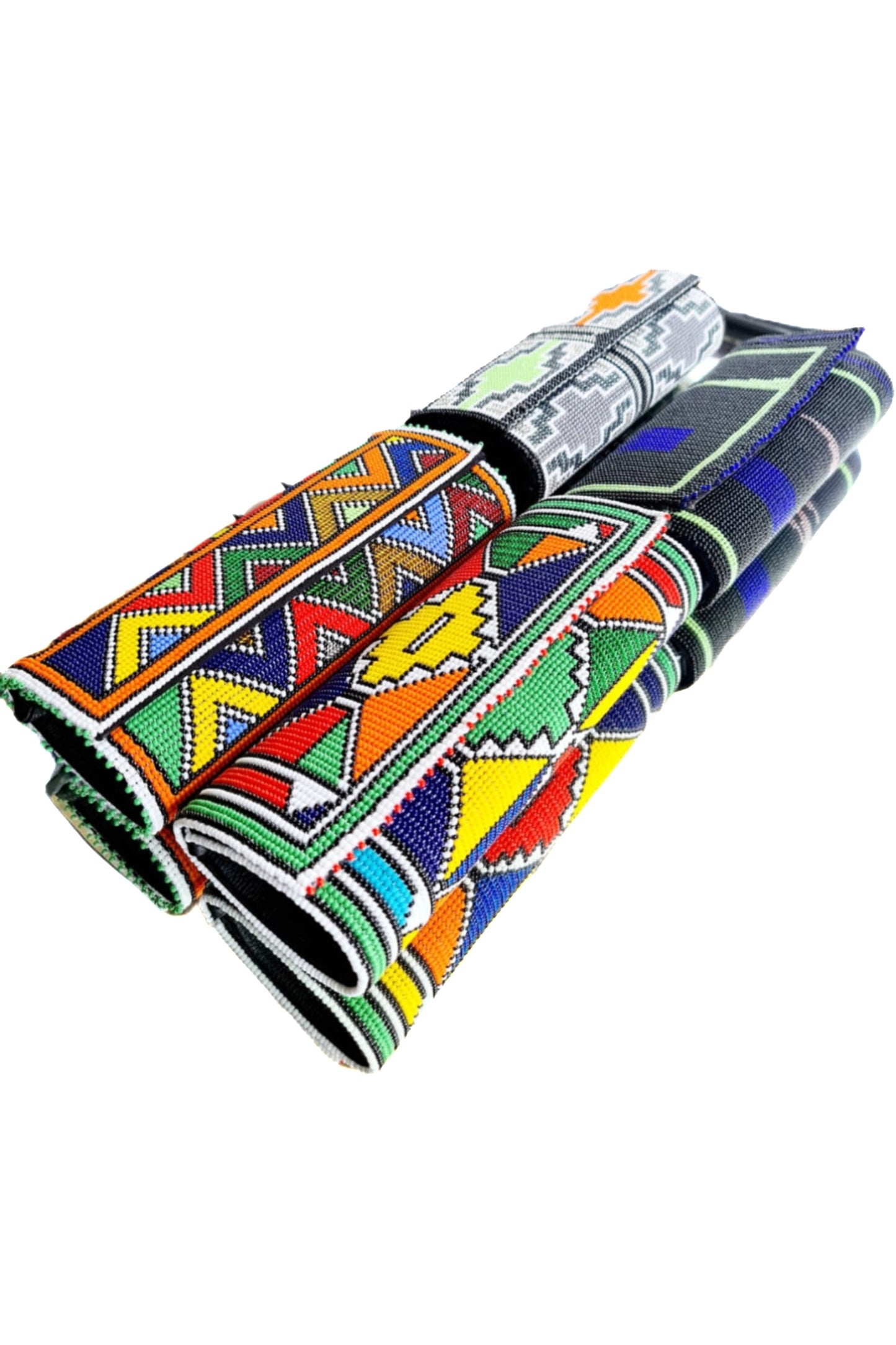 Ndebele Beaded Round Clutch Bags