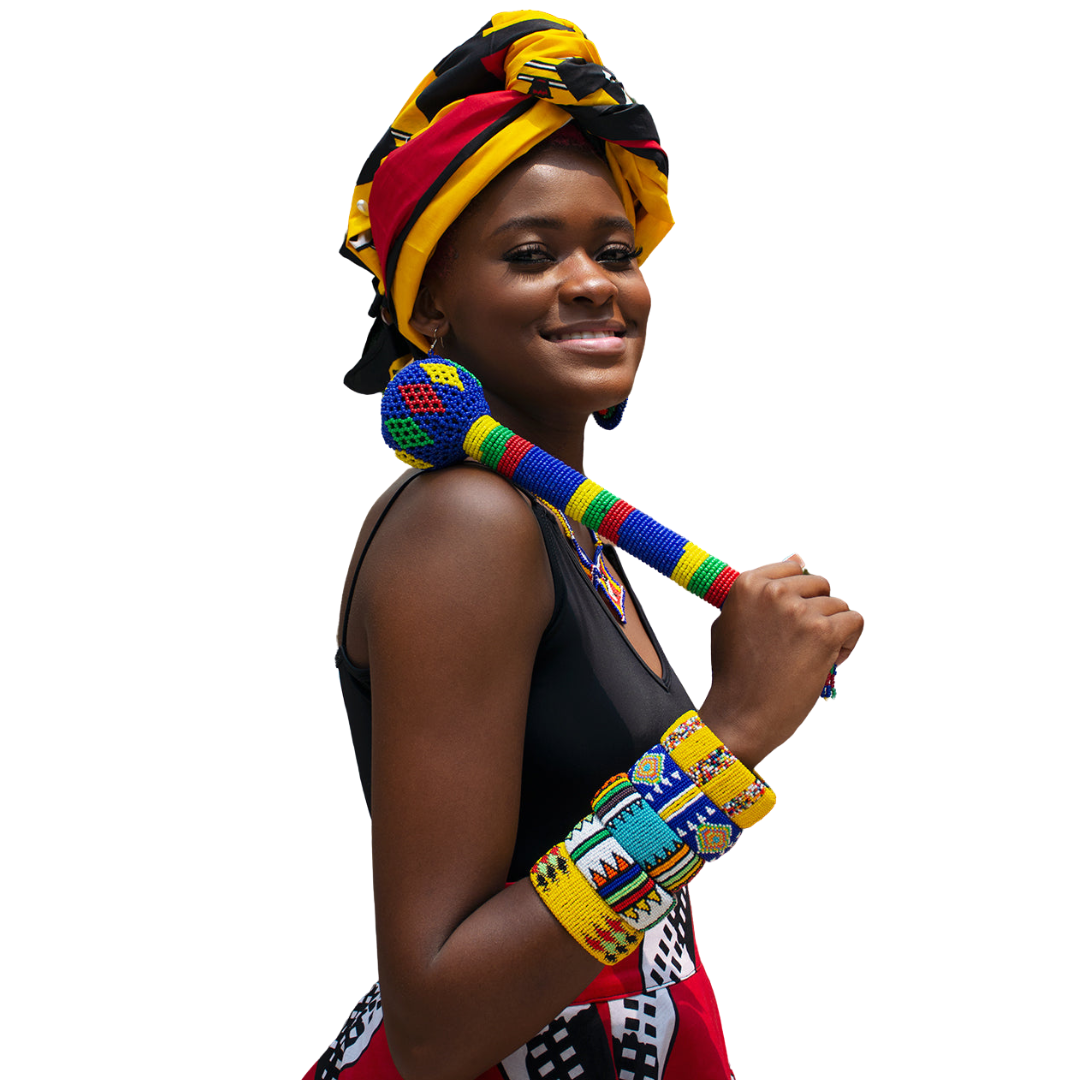 Zulu Open Multi-colour Bangles