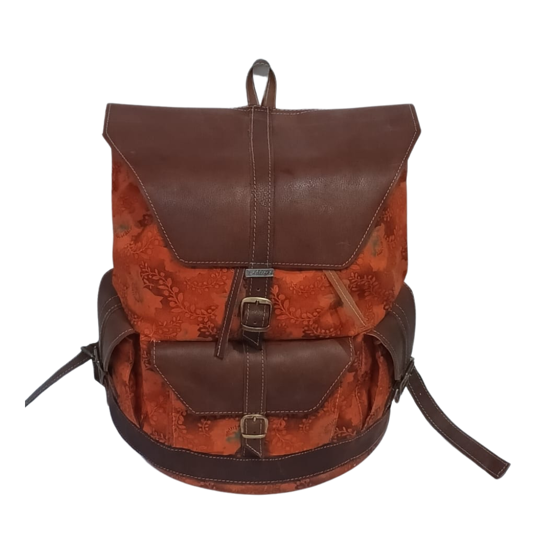 Shwe XL Leather Backpack Multi-pocket