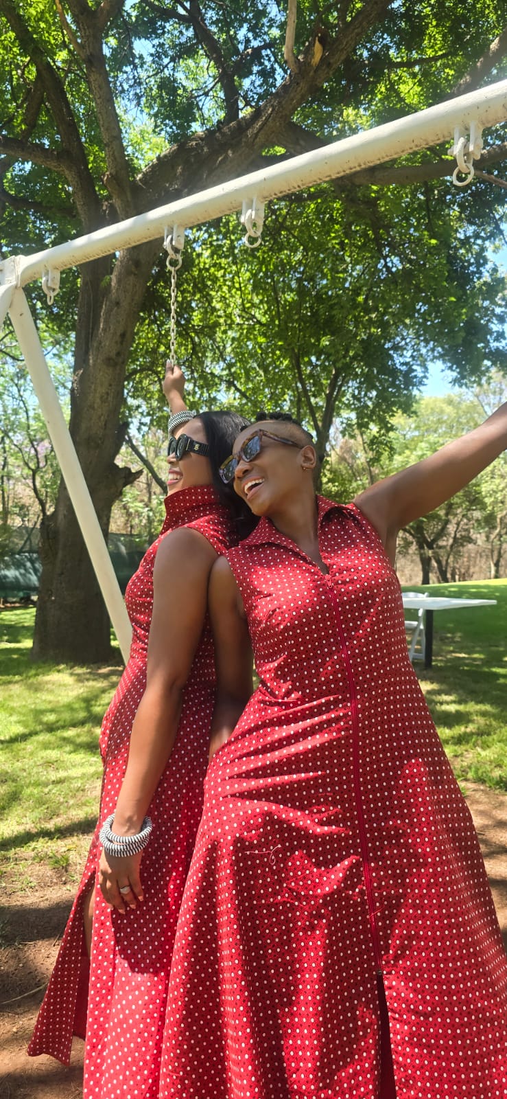 Shweshwe A-Line Dress with Zip – Ledikana