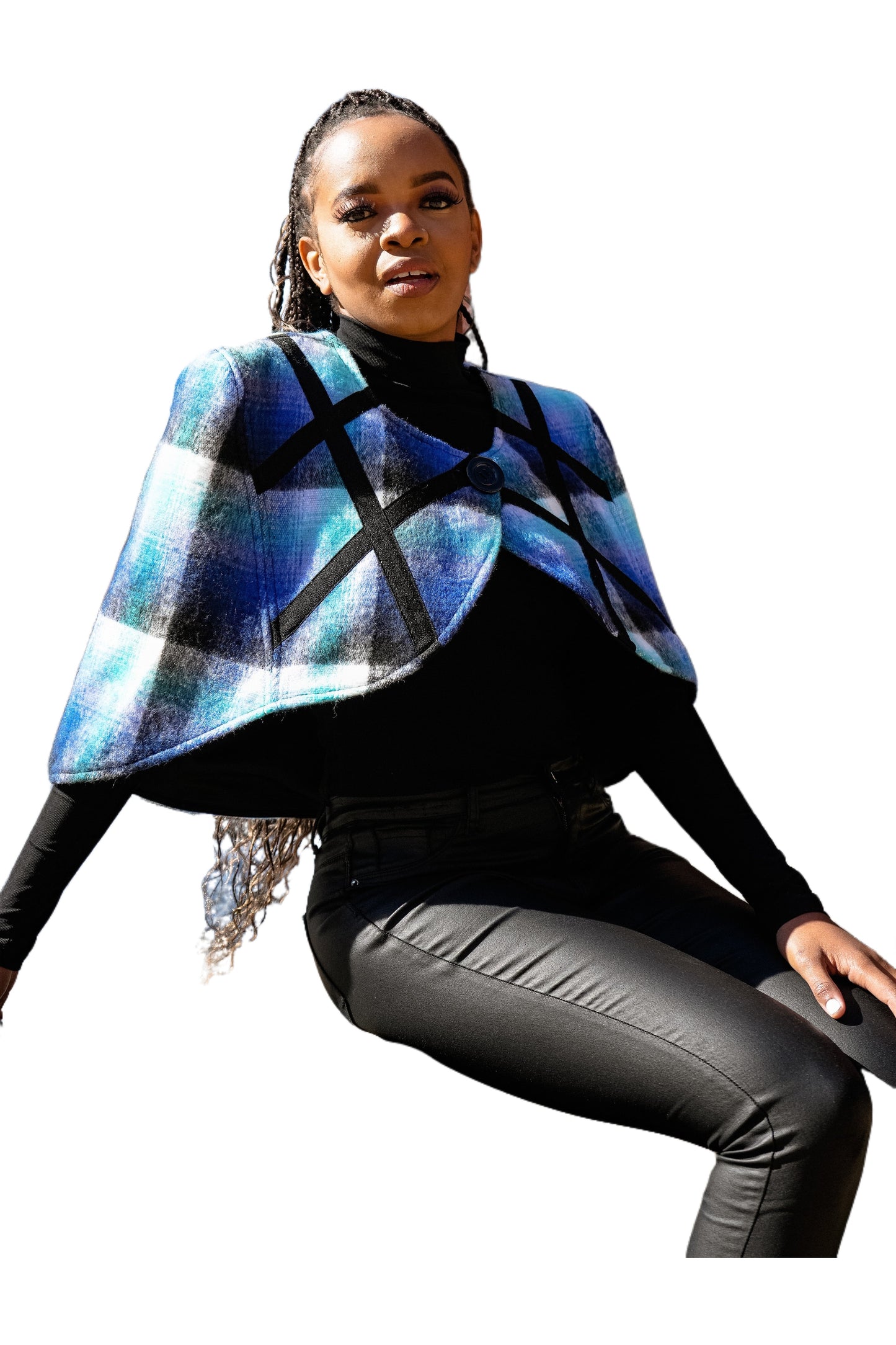 Tswana Short Poncho