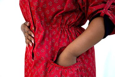 Shweshwe Drawcord Jacket