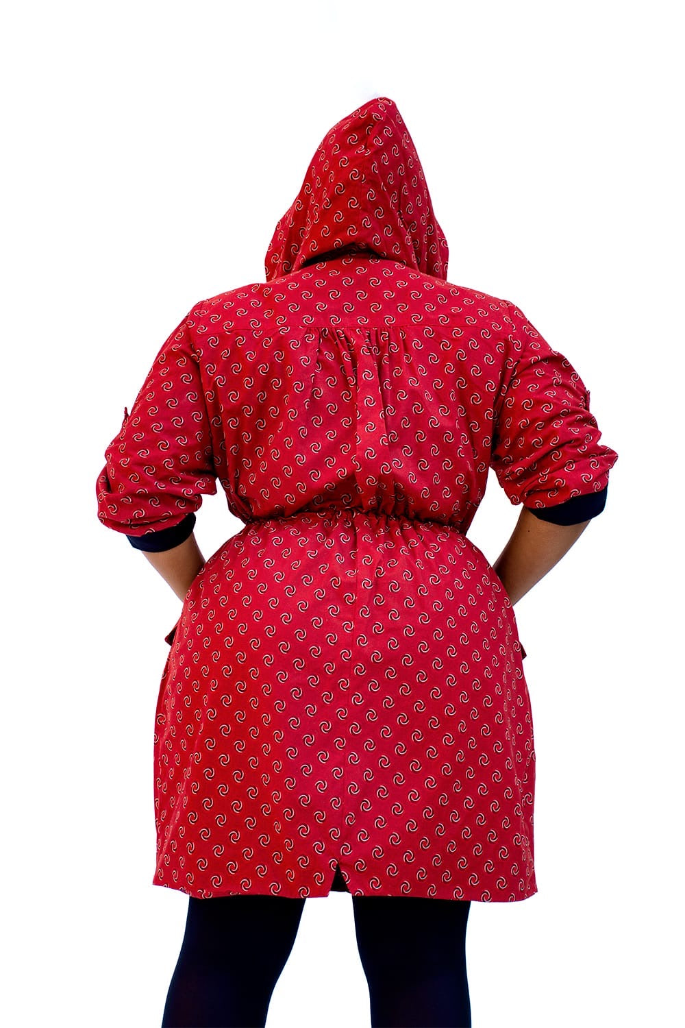 Shweshwe Drawcord Jacket