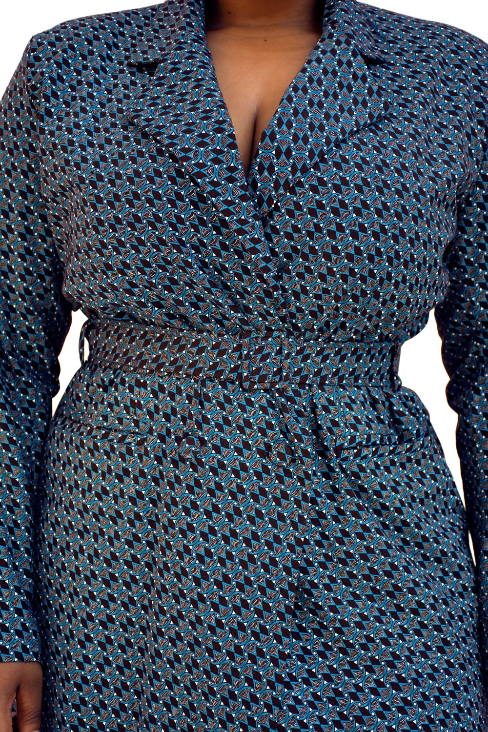 Shweshwe long coat dresses