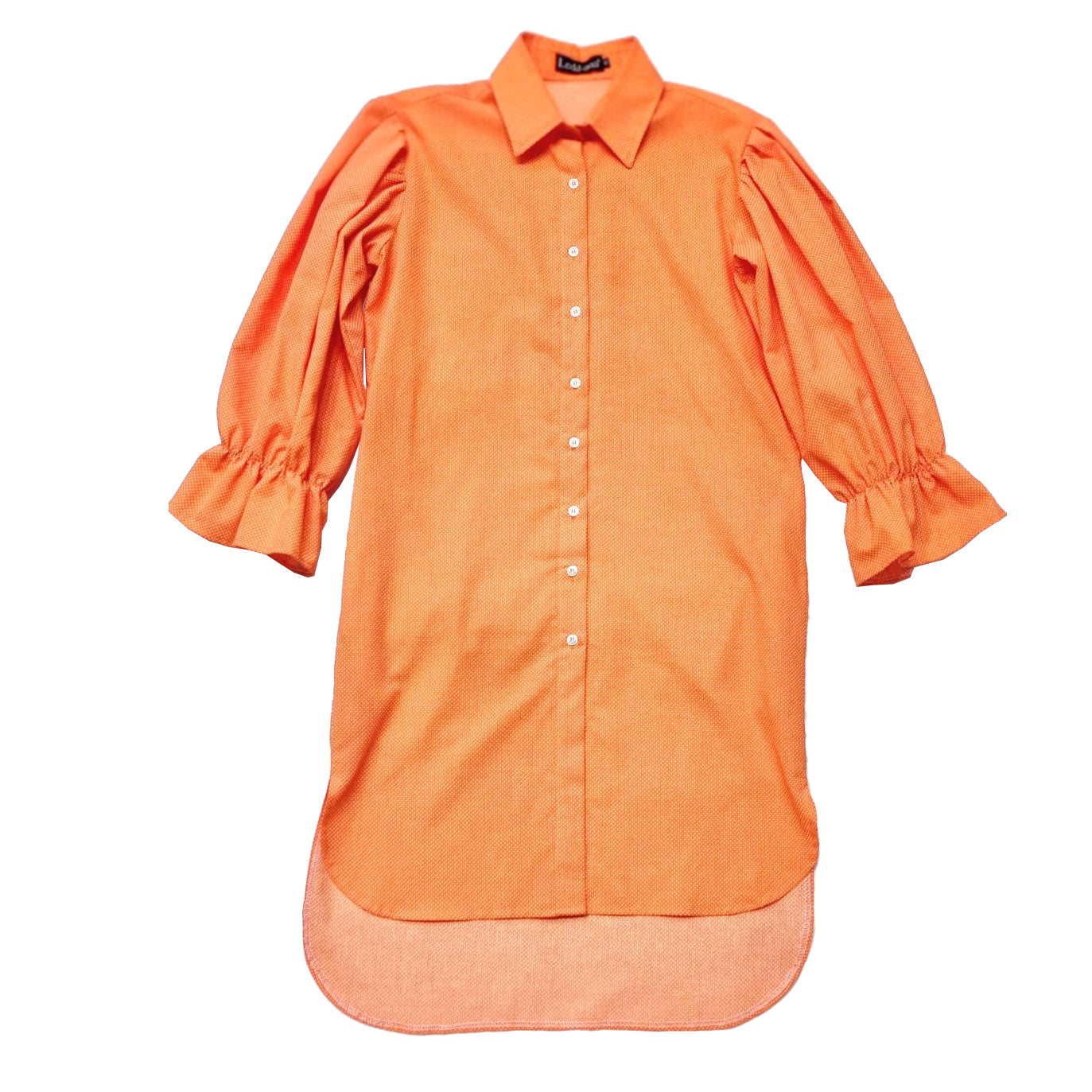 Shweshwe Puffed Shirt Dress