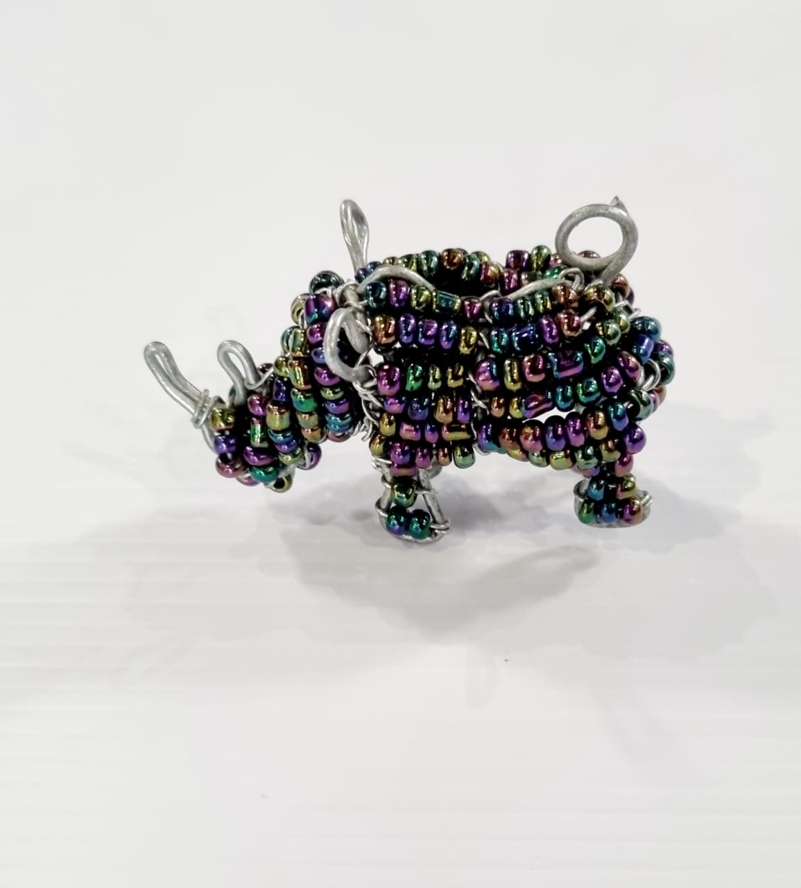 BEADED ANIMAL KEYRINGS