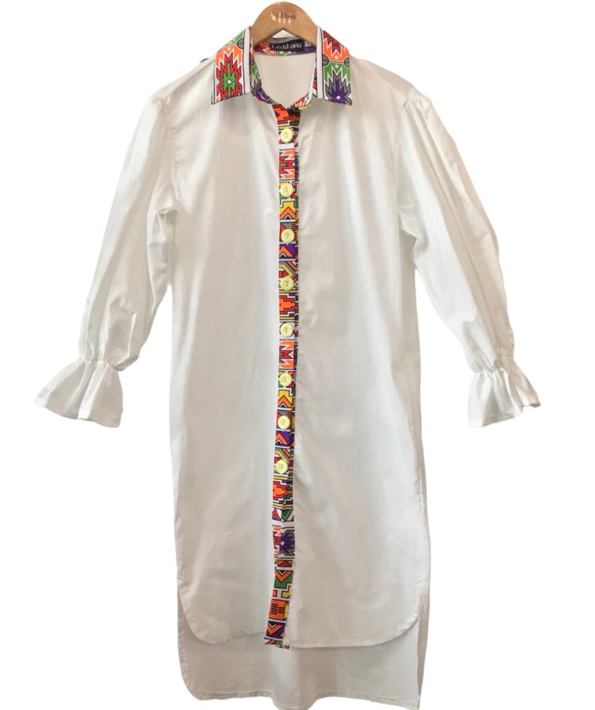 Puffed Shirt Dress