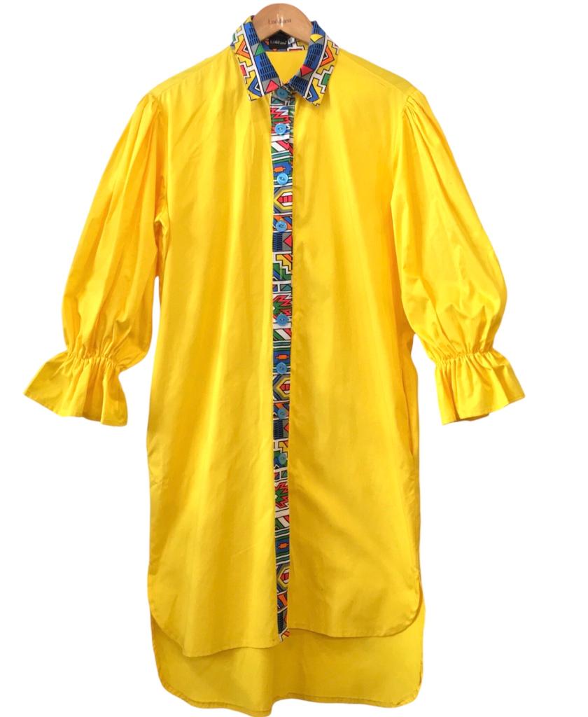 Puffed Shirt Dress