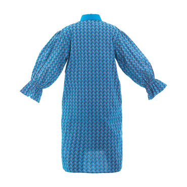 Shweshwe Puffed shirt dresses