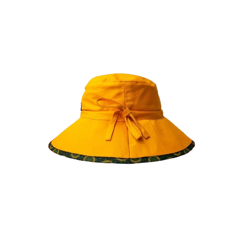 Trimmed Plain Floppy Bucket Hat