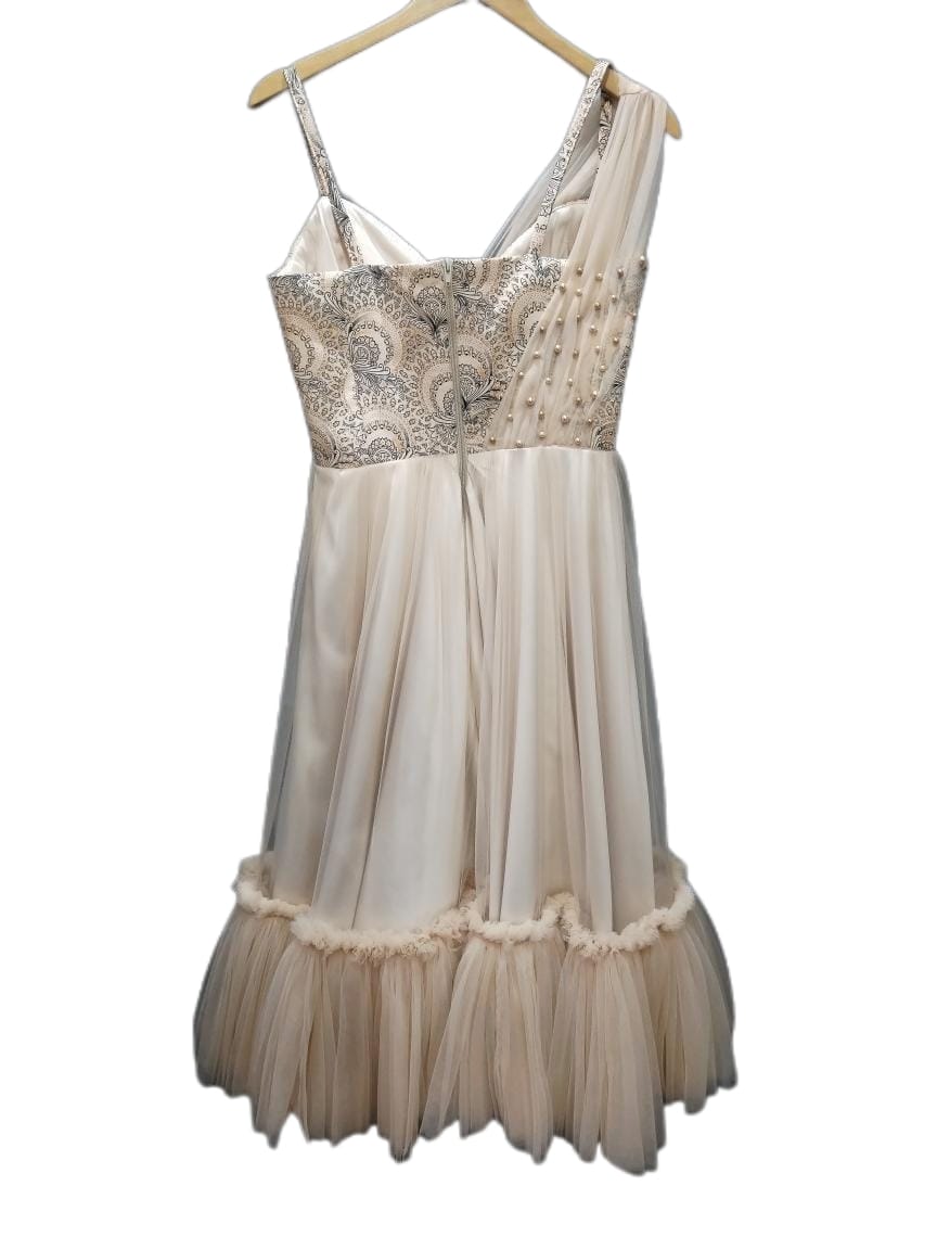 D.T Cream Dress