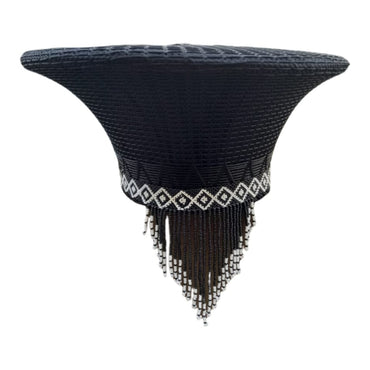 Beaded Isicholo Zulu Hat