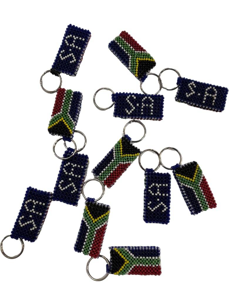 SA Beaded Keyring