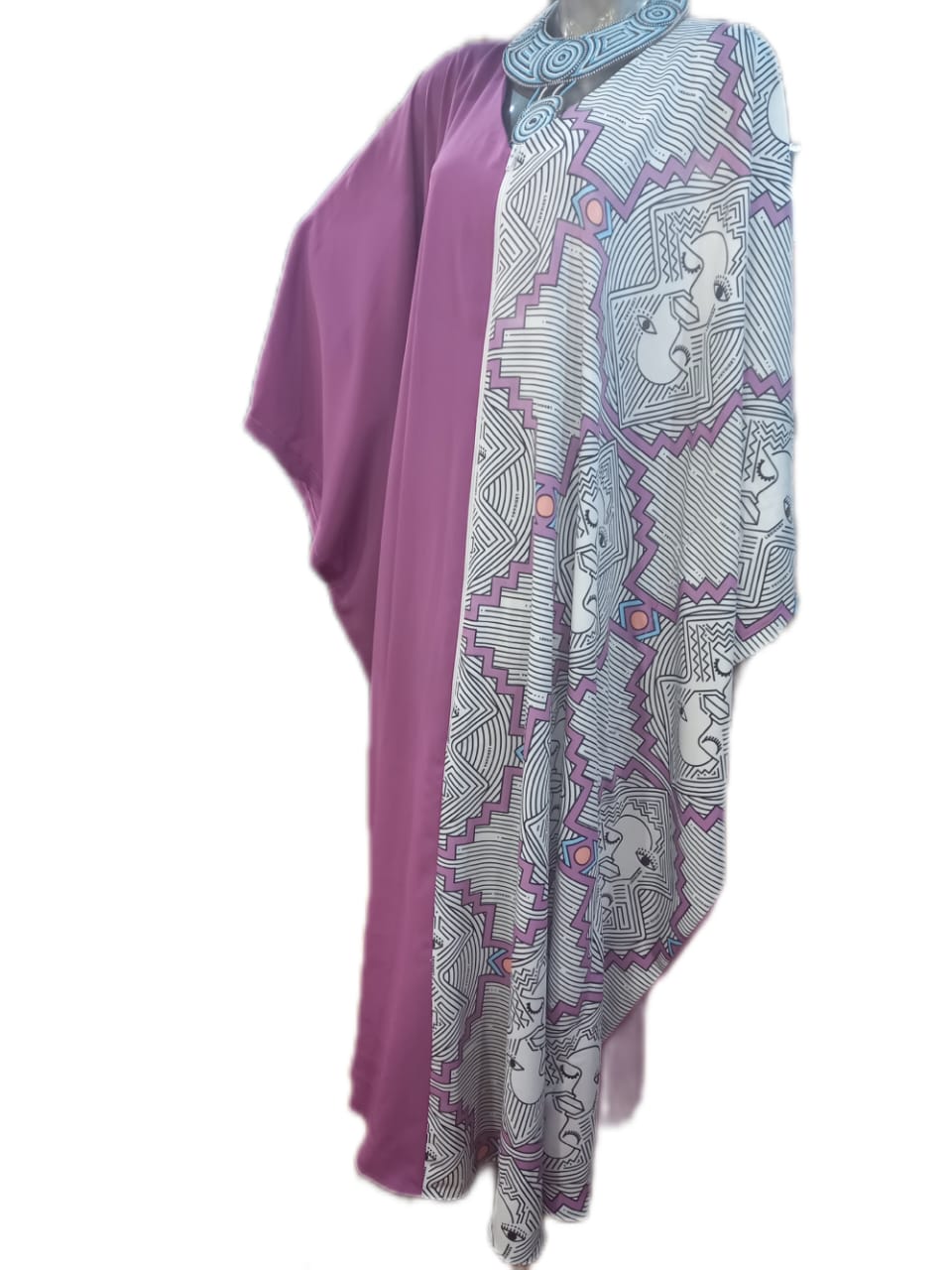 Africa Face Flared Dress – Ledikana