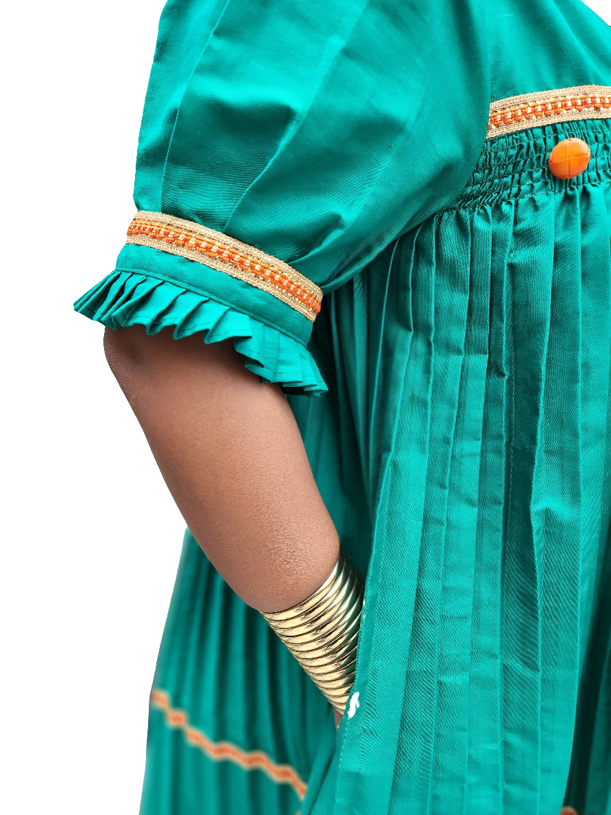 Sepedi Pleated Seone Dress