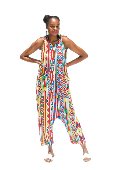 REE - Sleeveless Harem Jumpsuit