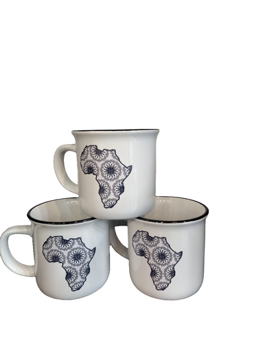Enamel Africa Mugs