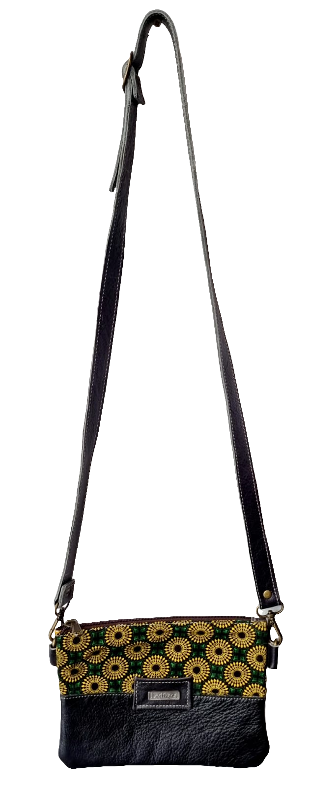 Shweshwe Leather Sling Bag