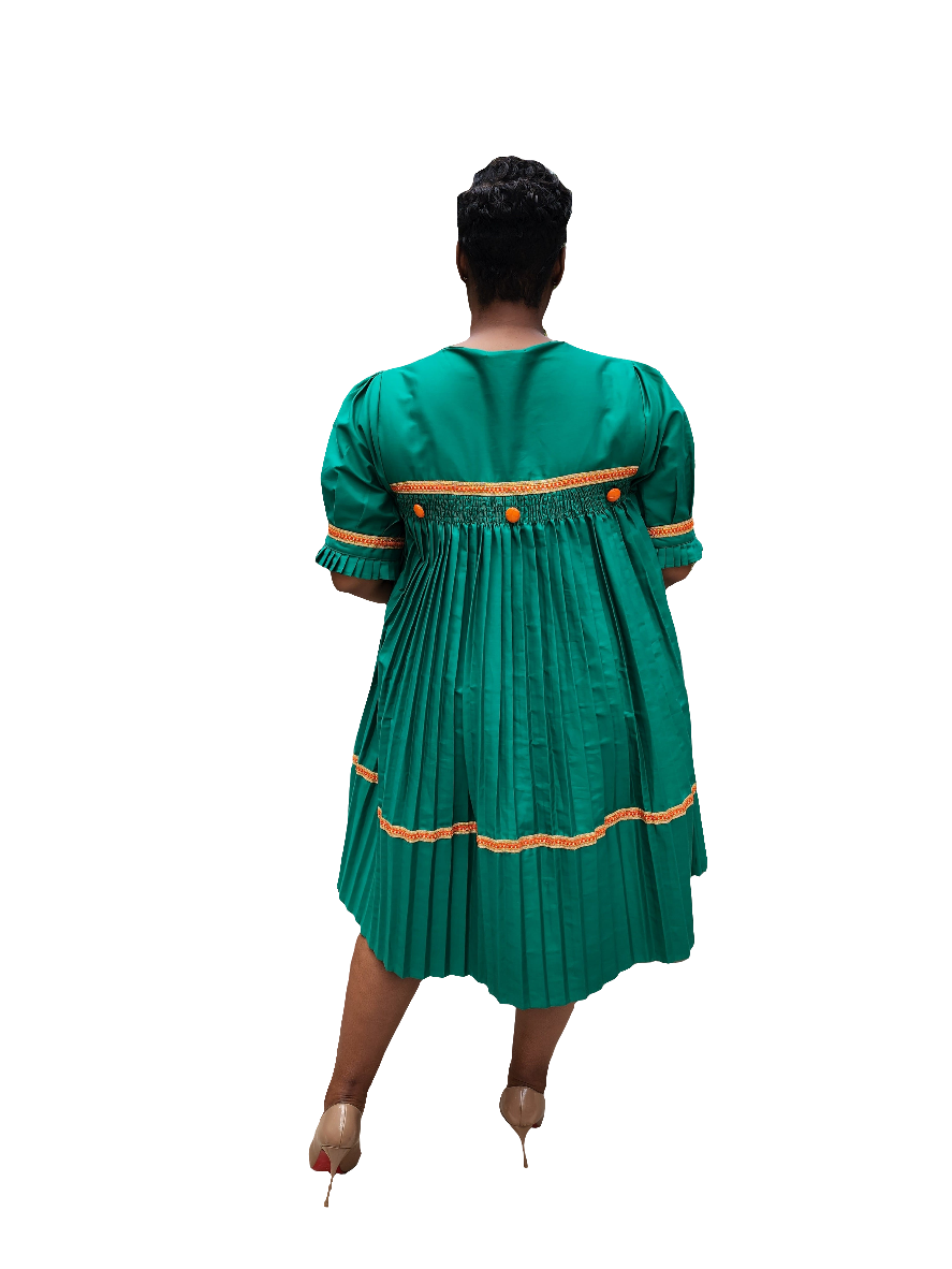 Sepedi Pleated Seone Dress