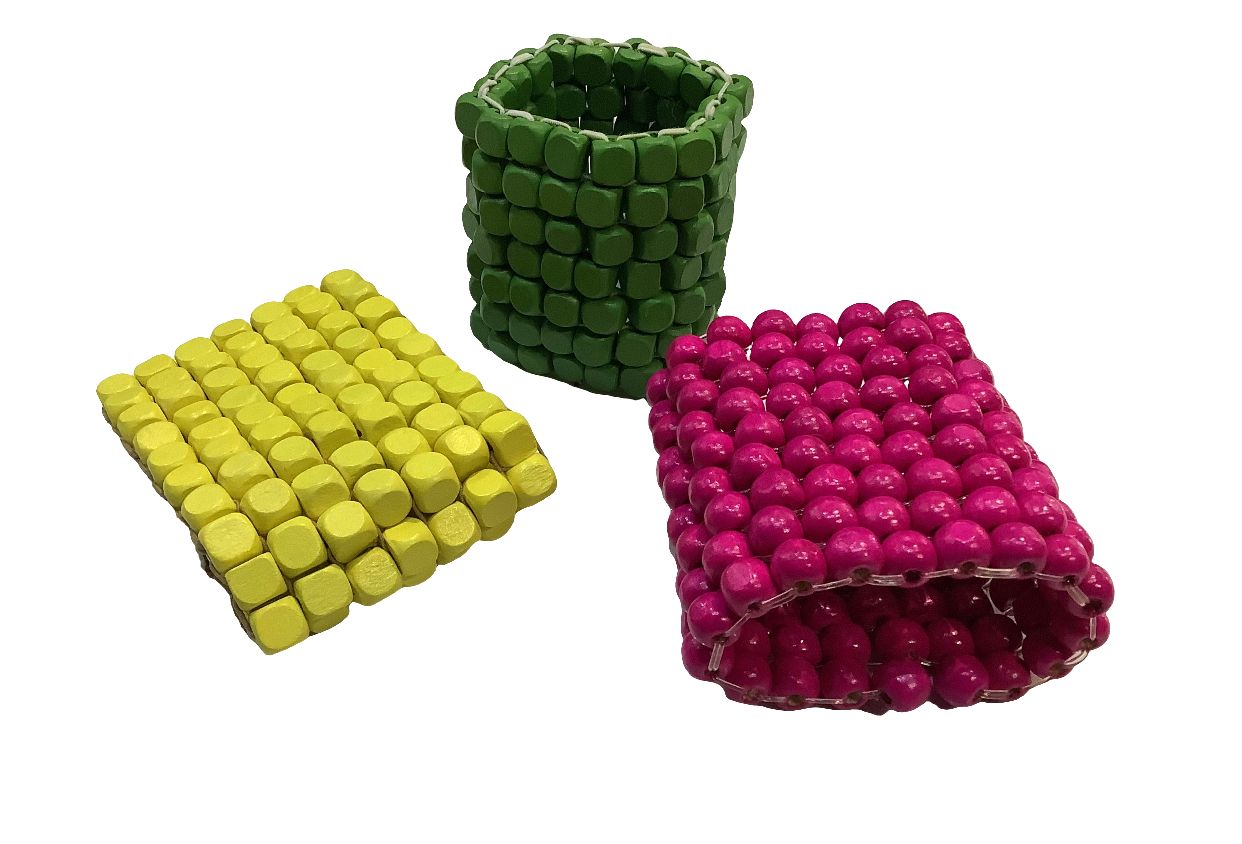 Elastic Wooden Beads Bangle