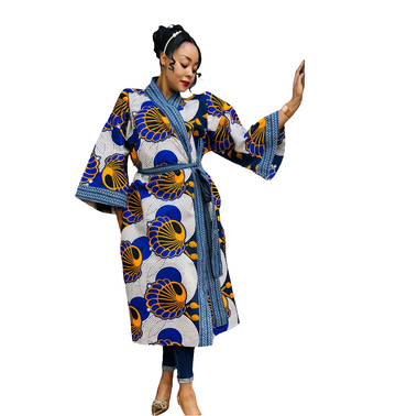 Ankara Long Kimono