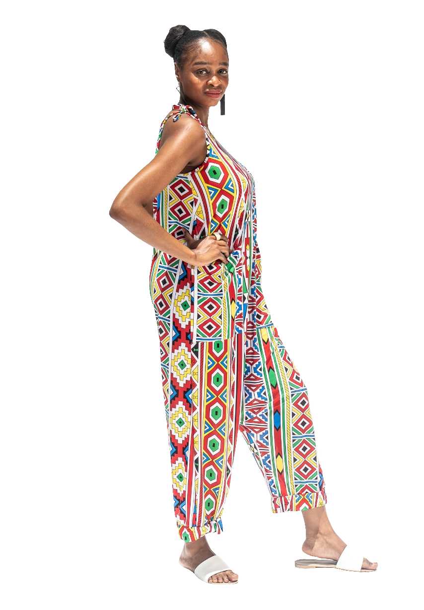 REE - Sleeveless Harem Jumpsuit