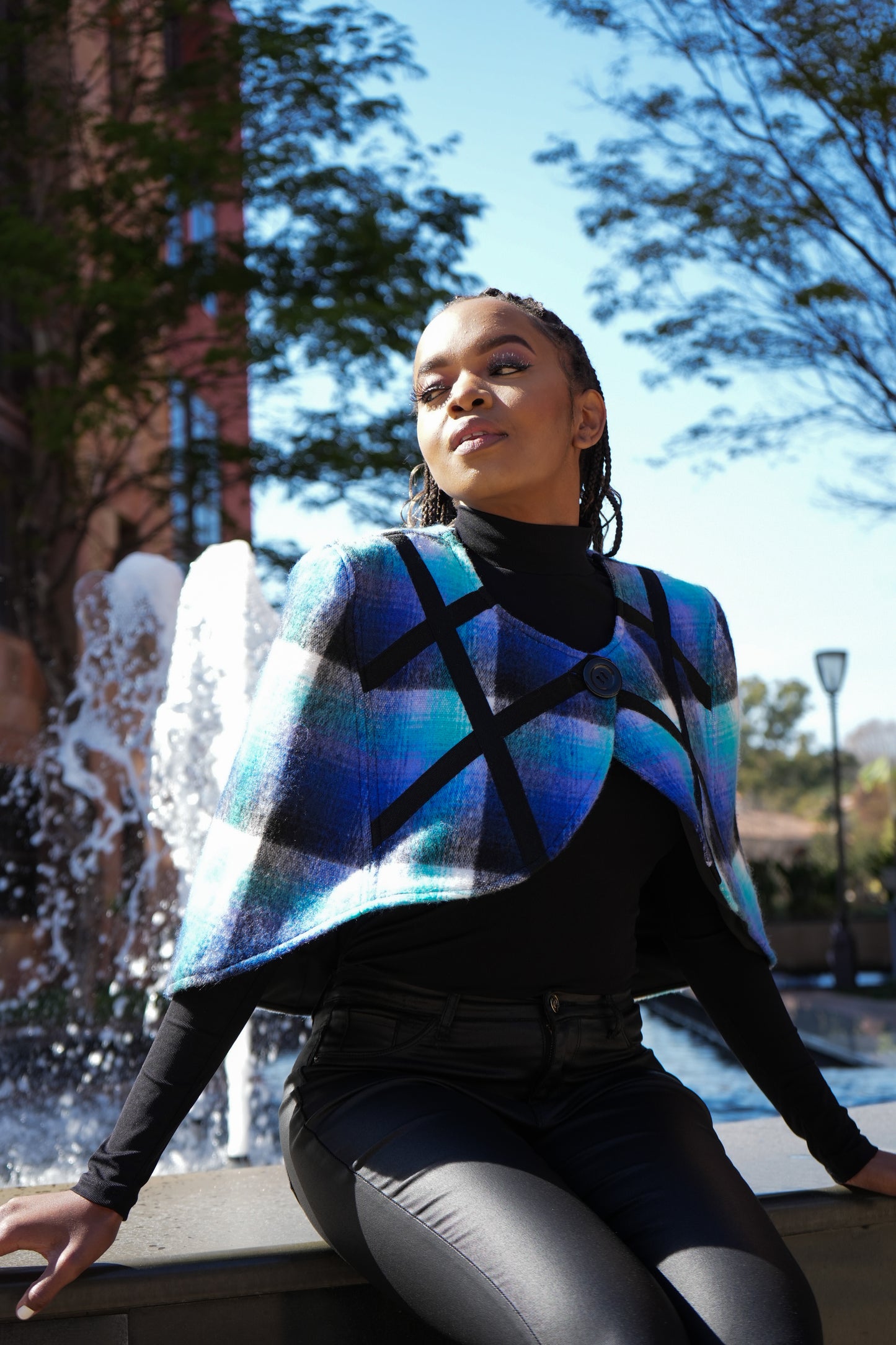 Tswana Short Poncho