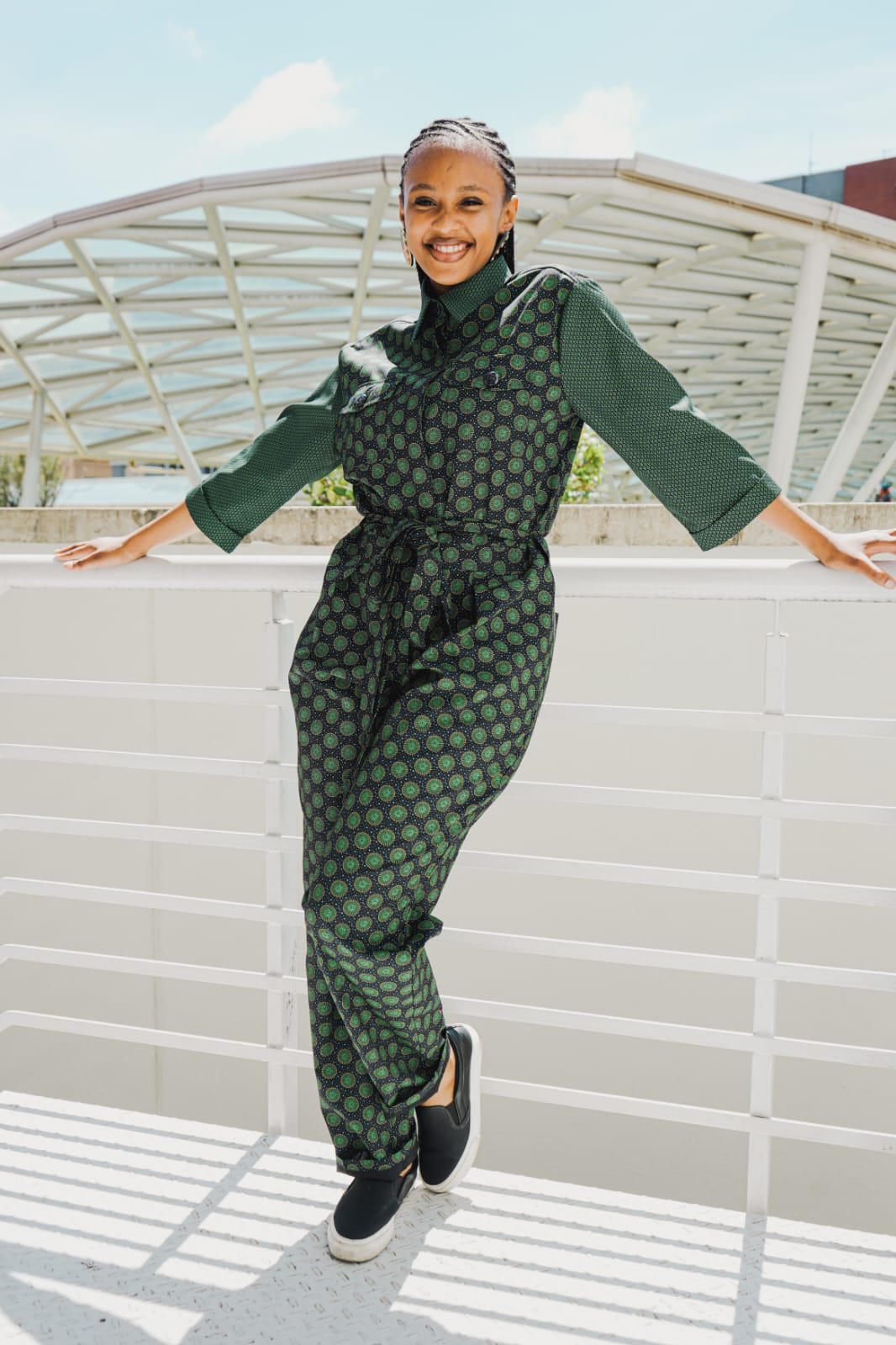 Shwe Coverall Short-Sleeve Jumpsuit