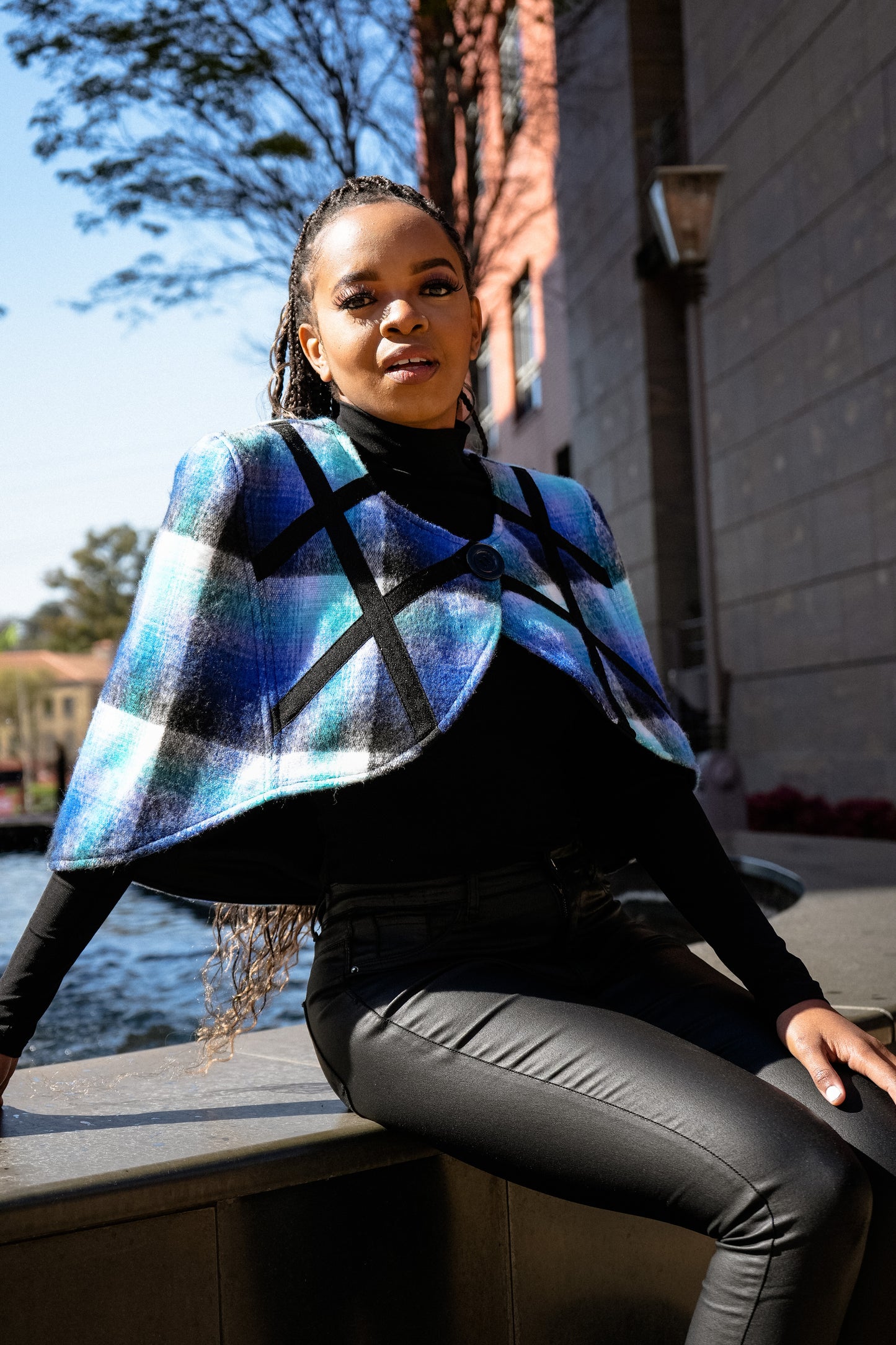 Tswana Short Poncho