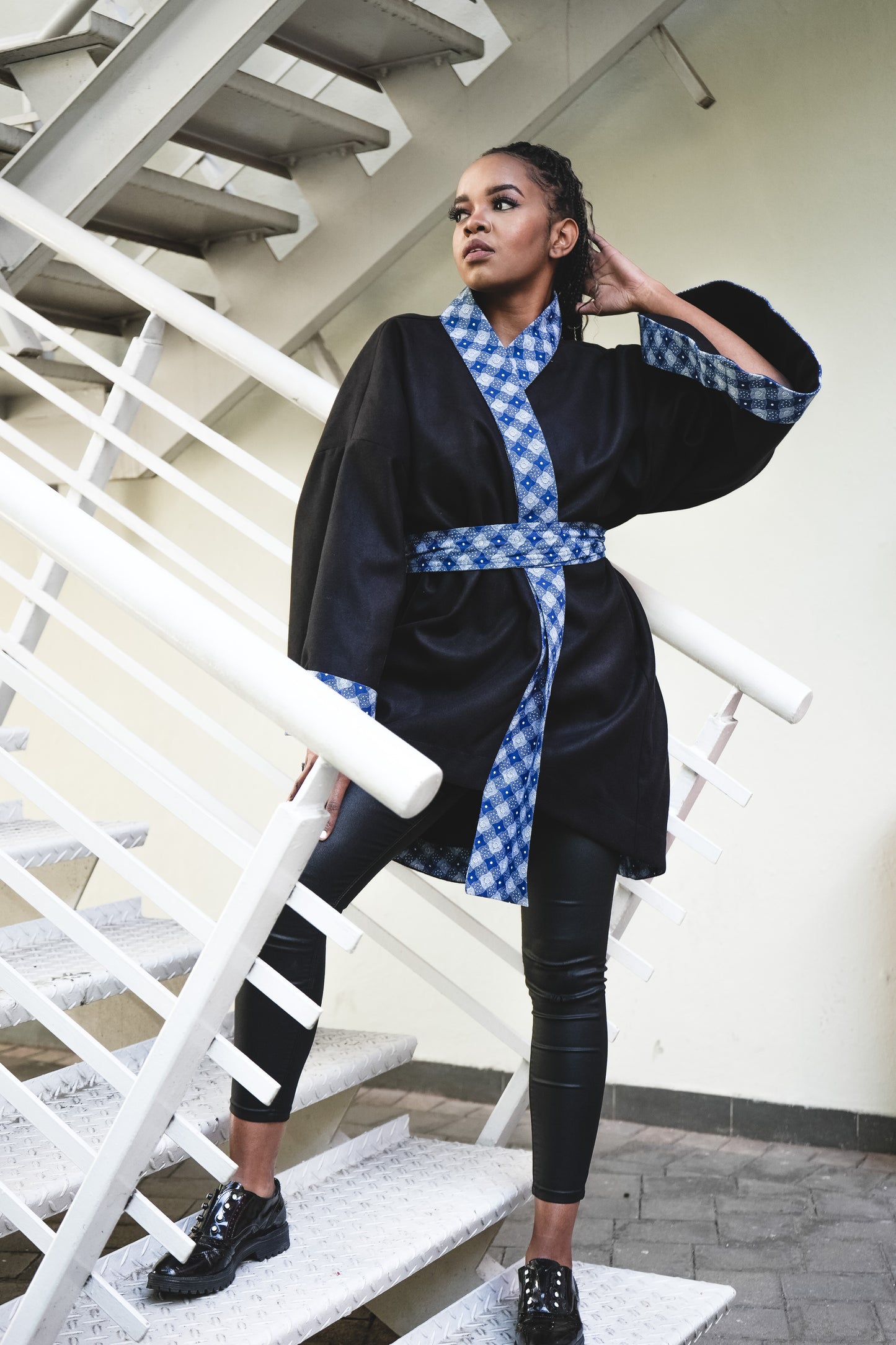Melton Short Kimono