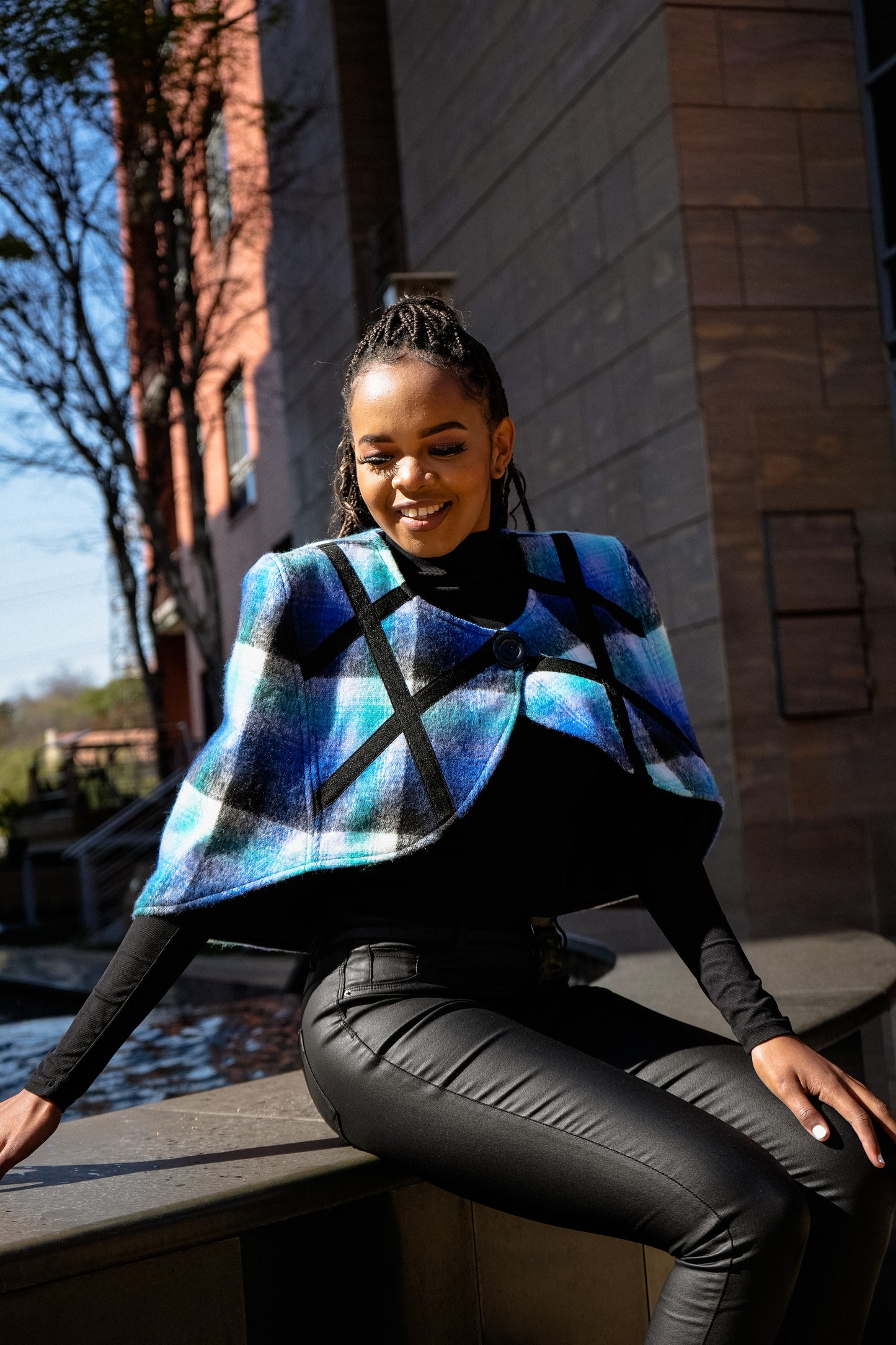 Tswana Short Poncho
