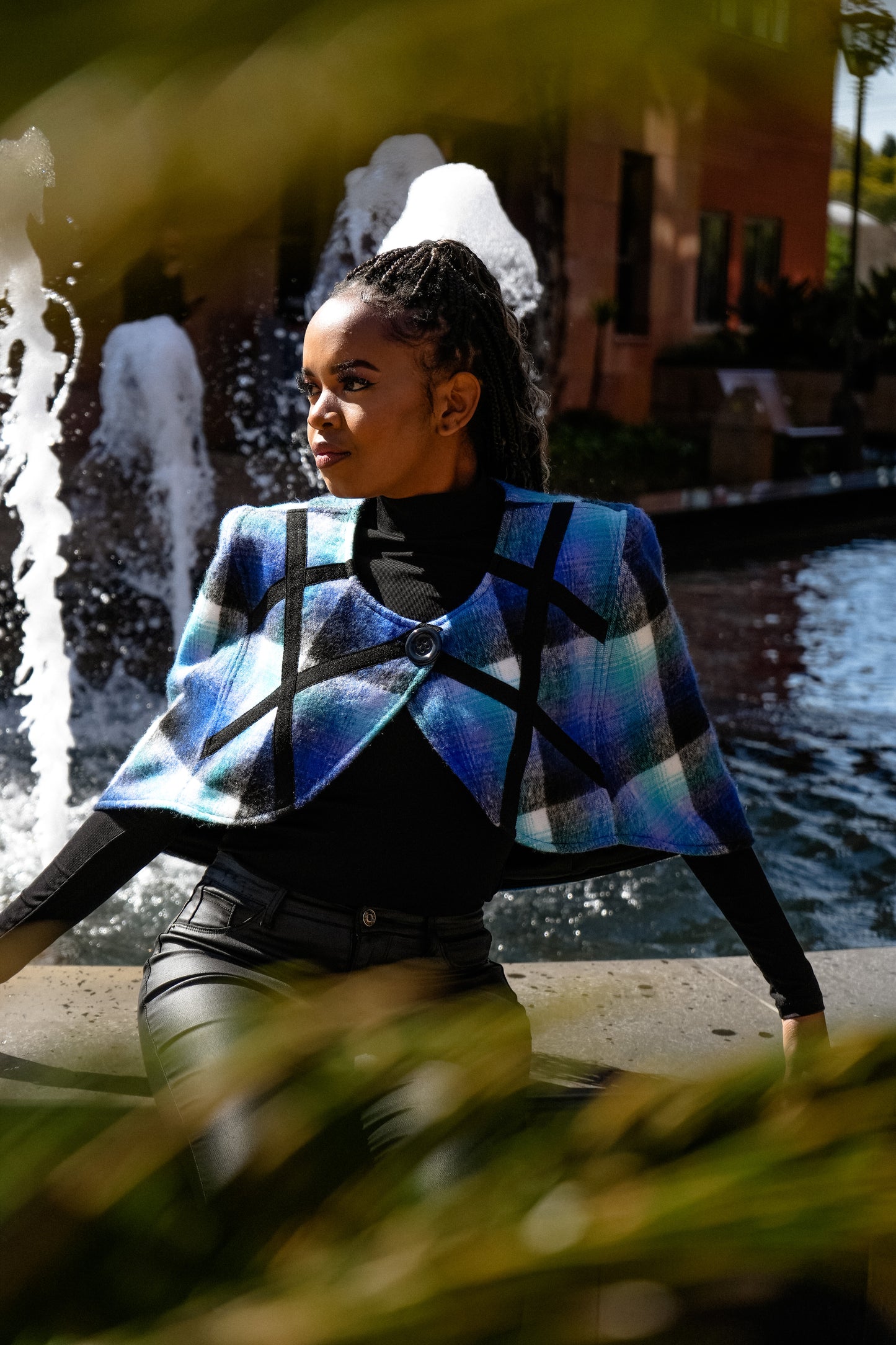 Tswana Short Poncho