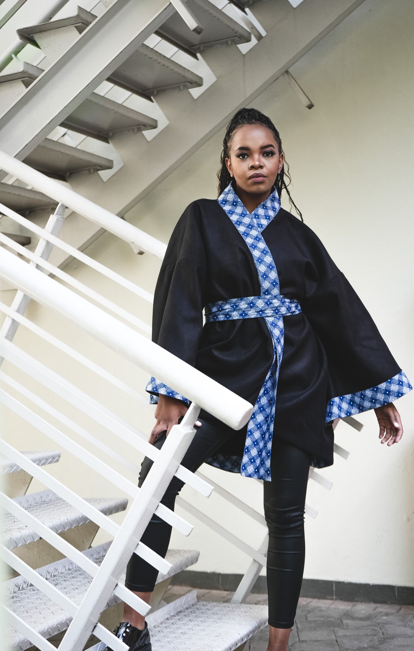 Melton Short Kimono