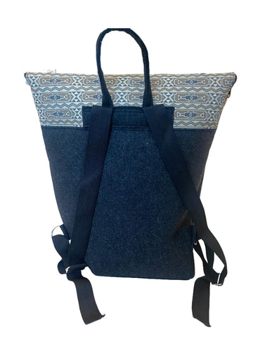 Ndebele Felt Backpack