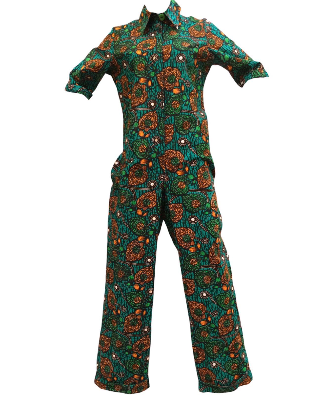 Africa Ankara Long Jumpsuit