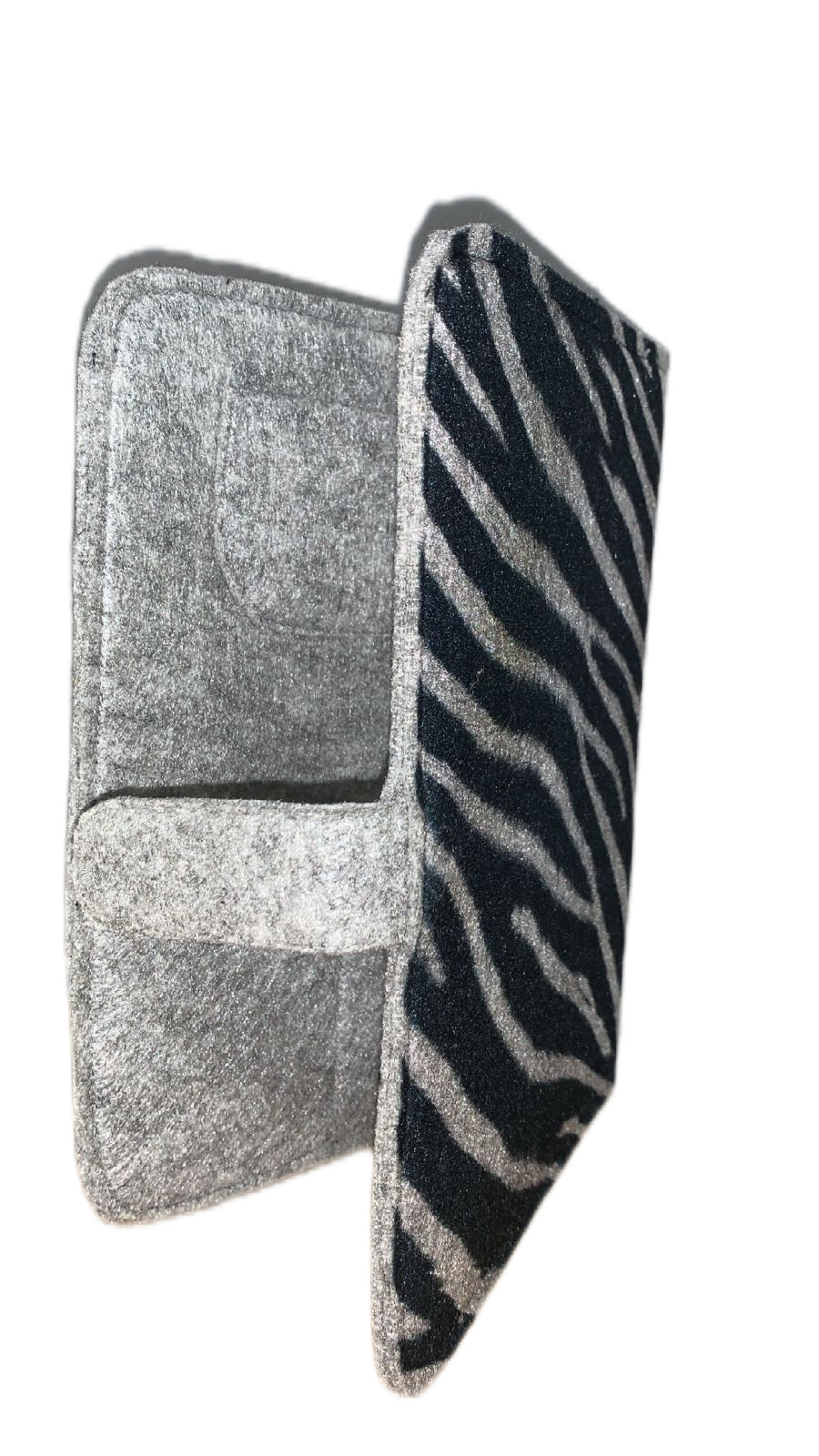 Zebra Print Eco-felt Notebook Cover