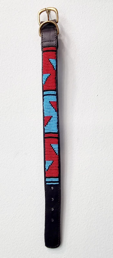 Masai Dog Collar Beaded Belt