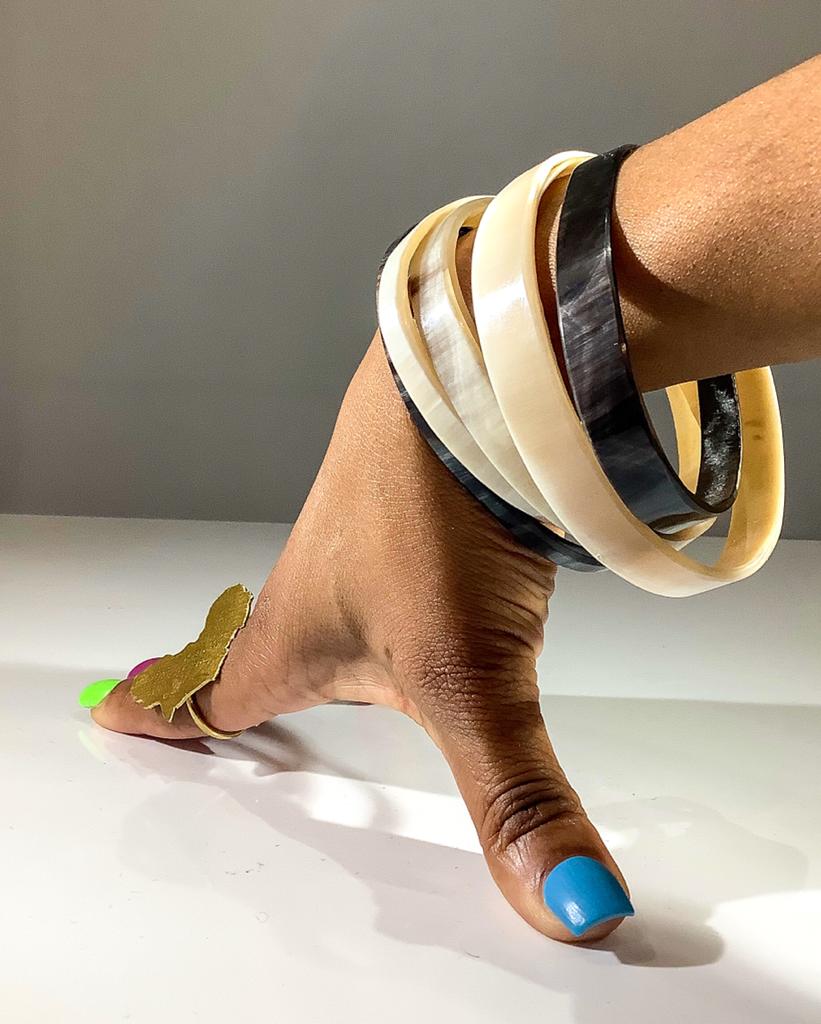 COW HORN SMALL BANGLE