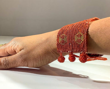 Afrart Beaded Flat Bracelet