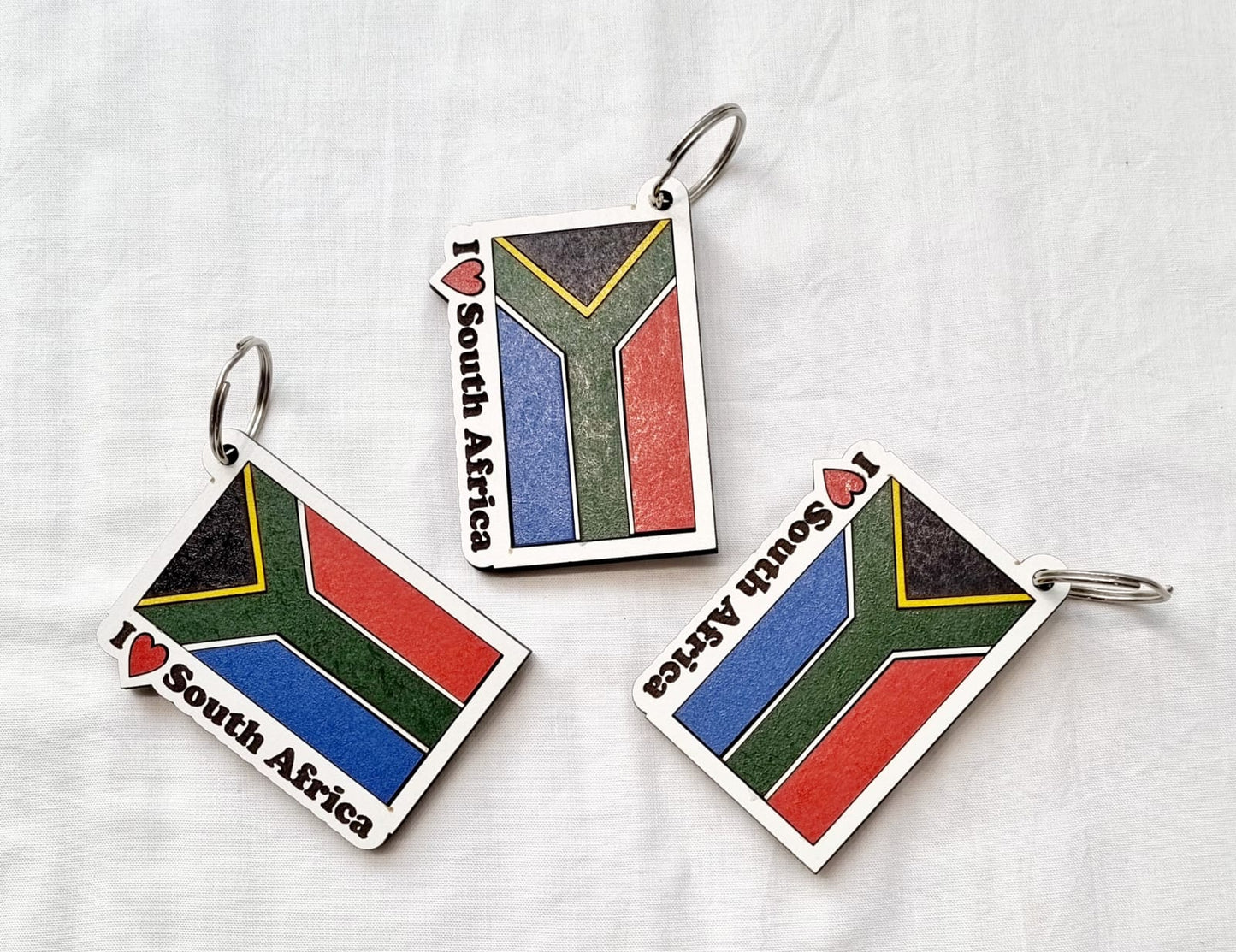 I LOVE SA KEYRING