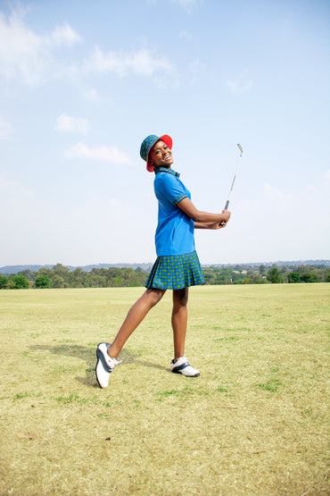 Golf pleated dress