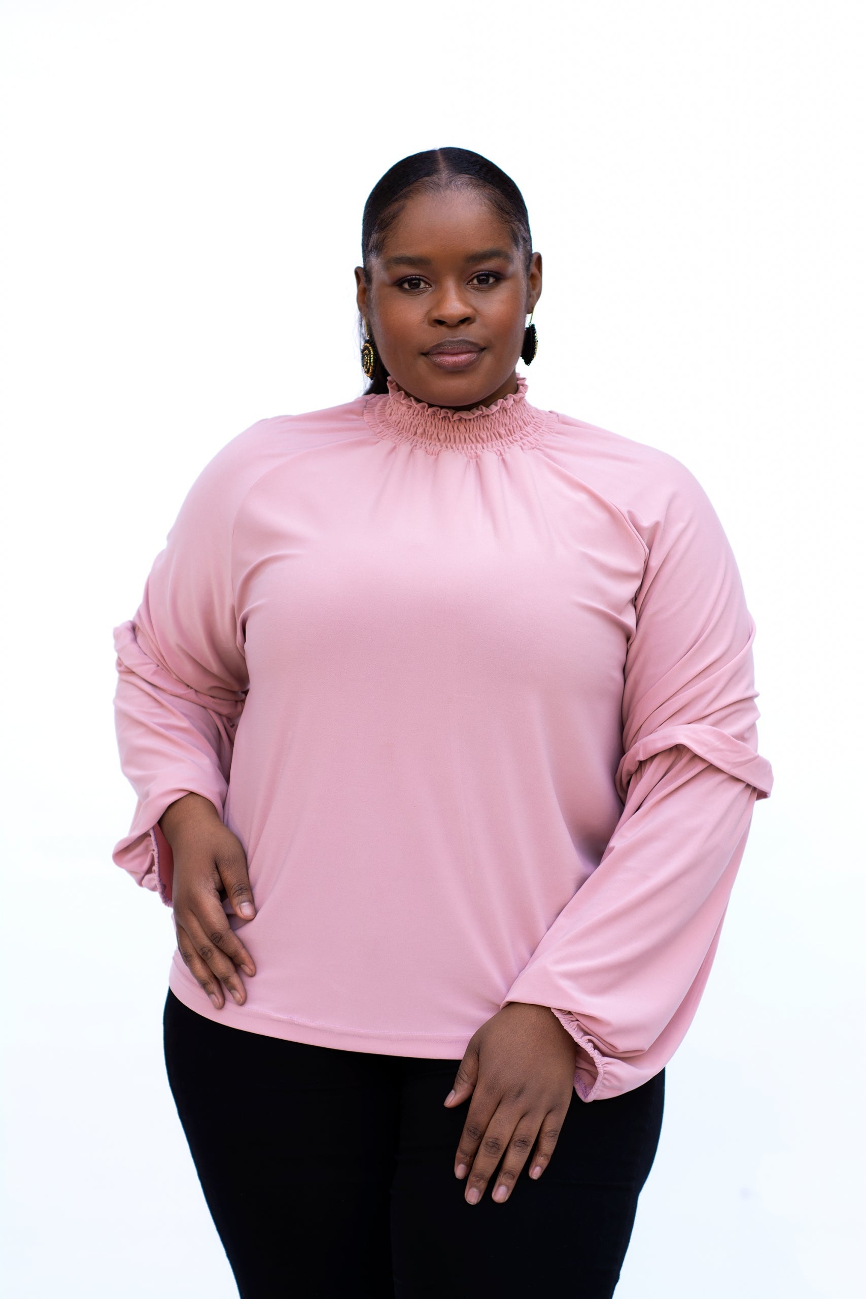 Ishika Plain Flexfit Blouse – Local Nation