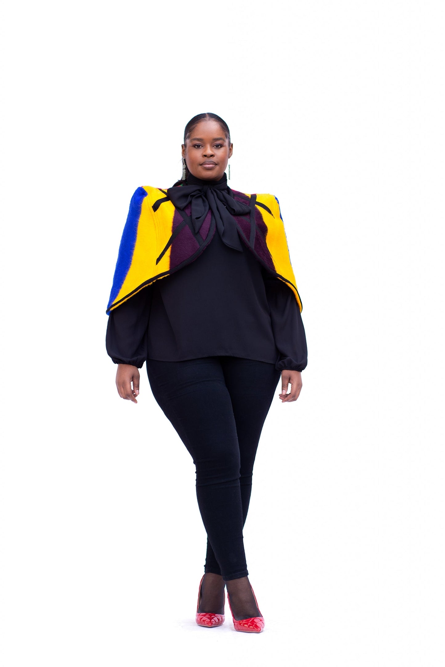 Ndebele Short Poncho