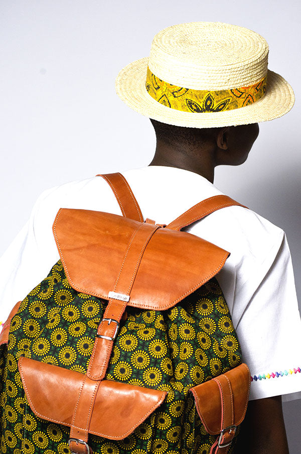 Shwe XL Leather Backpack Multi-pocket