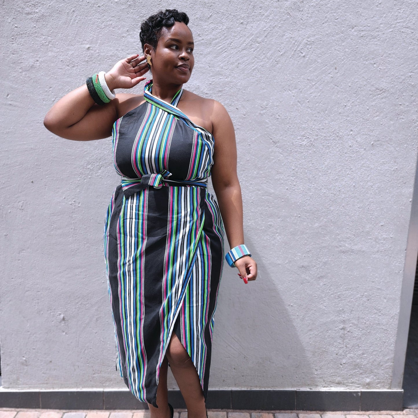 LO HALTERNECK DRESS