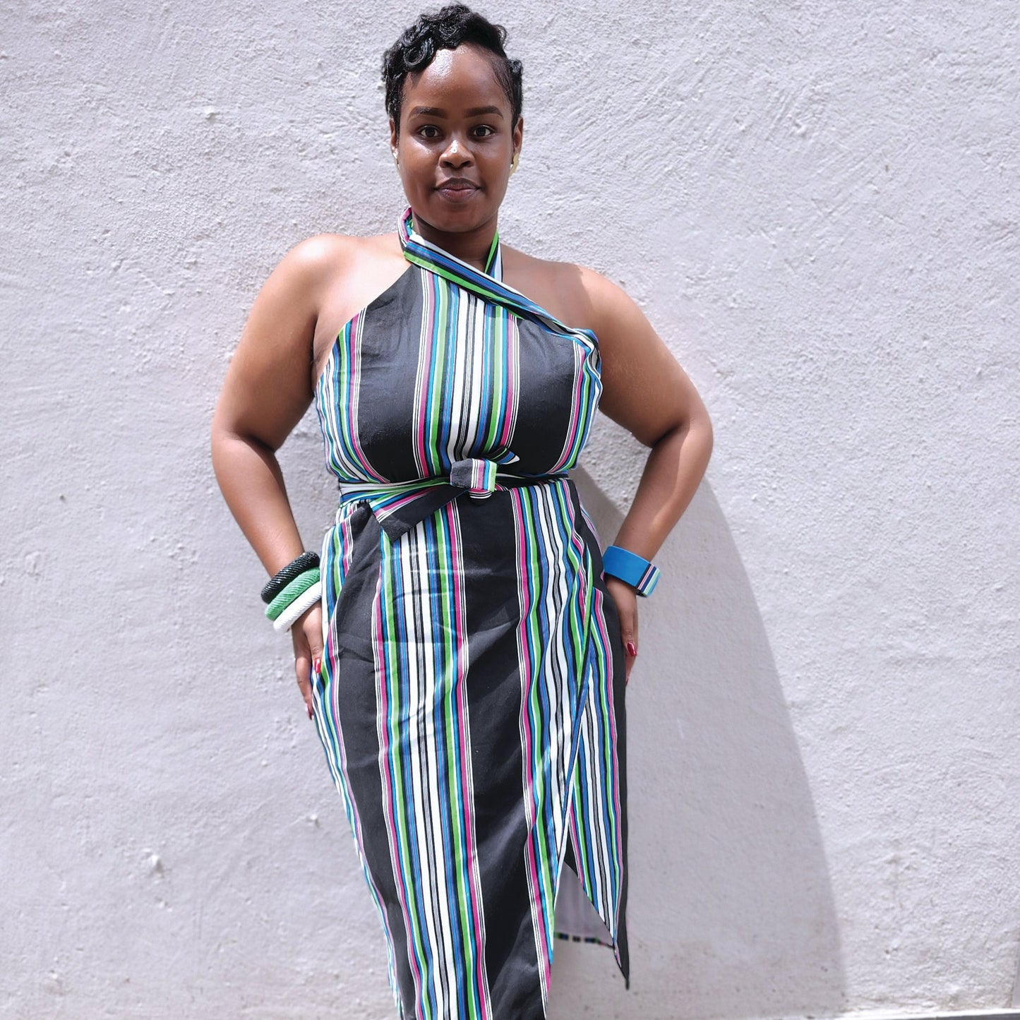 LO HALTERNECK DRESS