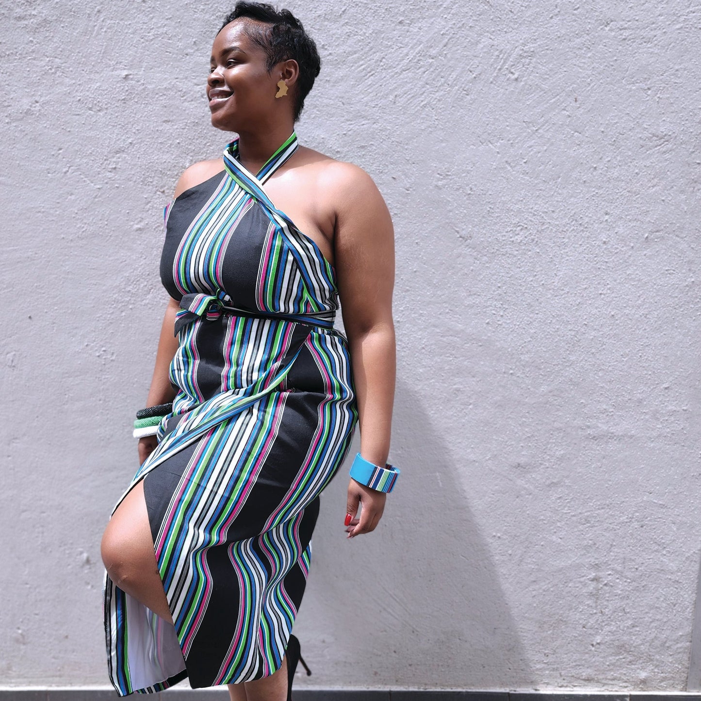 LO HALTERNECK DRESS