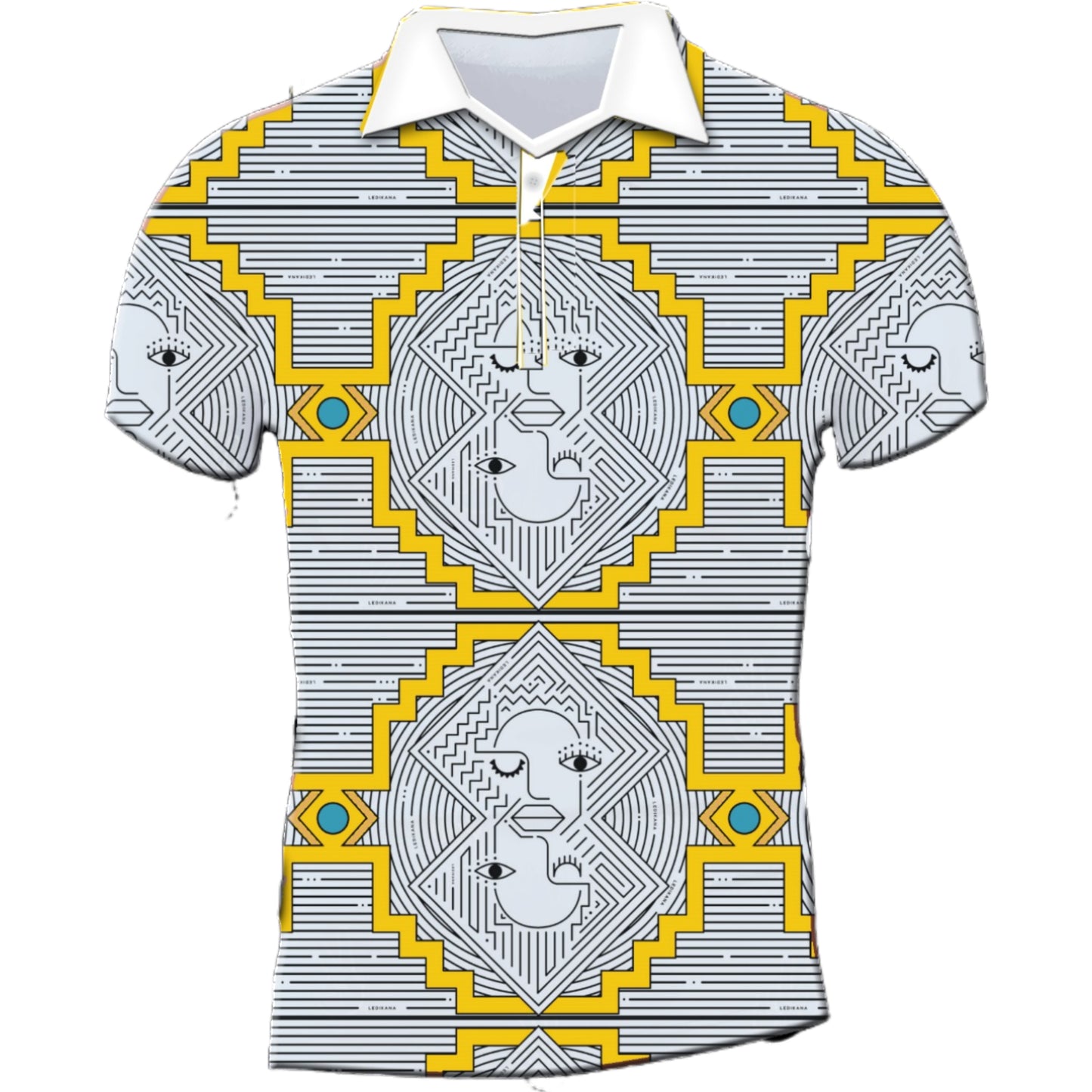 Ubuntu golf tshirts by Ledikana