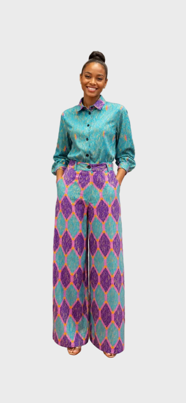 Ankara Palazzo 2pc Set